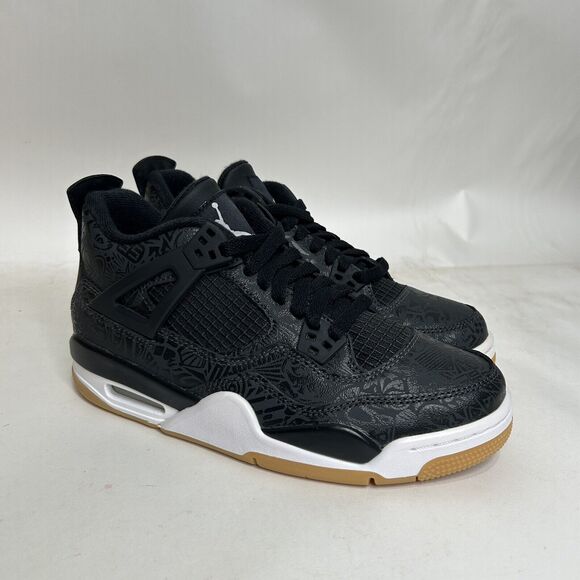 black laser jordan 4